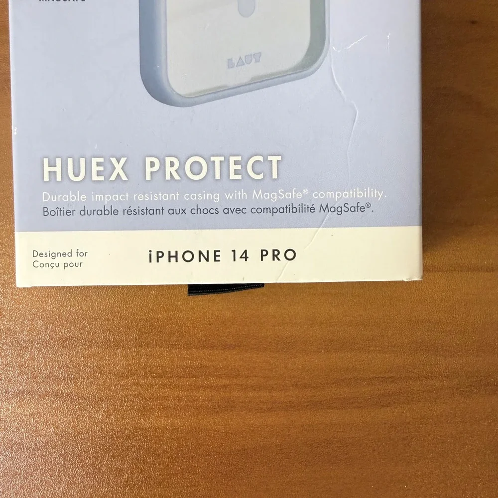 LAUT Huex‎ Protect iPhone 14 Pro Case Ocean Blue MagSafe 14ft Drop Protection